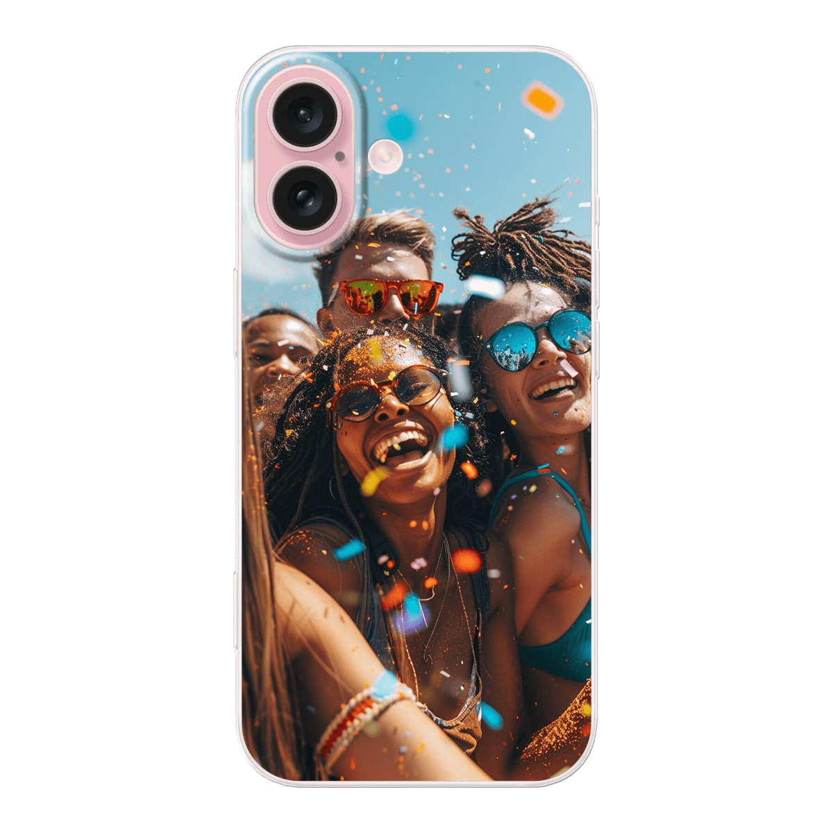 Coque IPhone Personnalisée Avec Vos Photos - Collage Silicone - Compatible 11 à 16