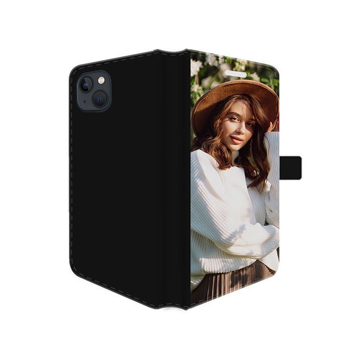 iPhone 15 - Personalised Wallet Case (Front Printed)