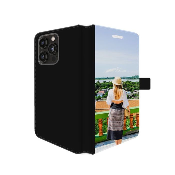 iPhone 15 Pro Max - Personalised Wallet Case (Front Printed)