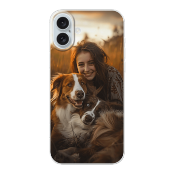 Silicone Case - iPhone 16 Plus - Personalised (Full Wrap Tough Case)