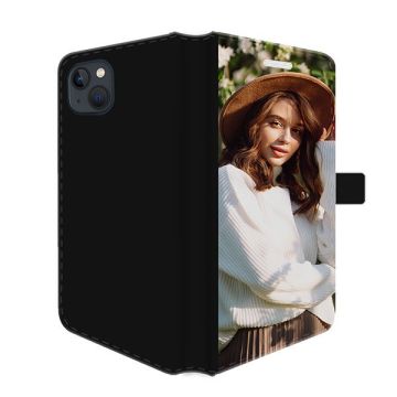 iPhone 15 - Personalised Wallet Case (Front Printed)