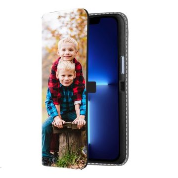 iPhone 13 Mini - Personalised Wallet Case (Front Printed)