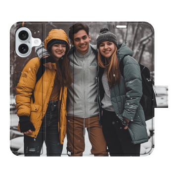 iPhone 16 Plus - Personalised Wallet Case (Full Printed)