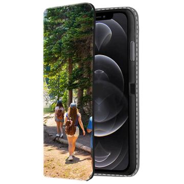iPhone 12 Pro Max Personalised Front Printed Wallet Case