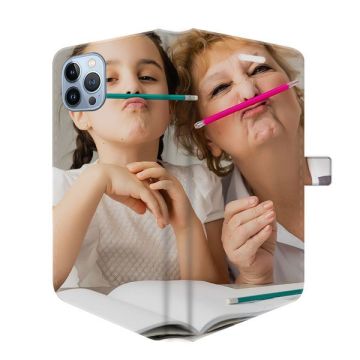 iPhone 13 Pro Max - Personalised Wallet Case (Full Printed)