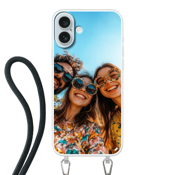 iPhone 16 Plus -Personalised Case with Cord (crossbody)