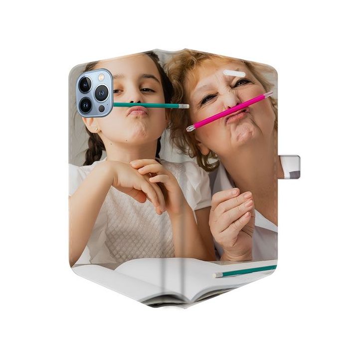 iPhone 13 Pro Max - Personalised Wallet Case (Full Printed)