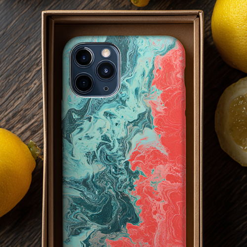 A collection of creative and personalized customer phone cases.